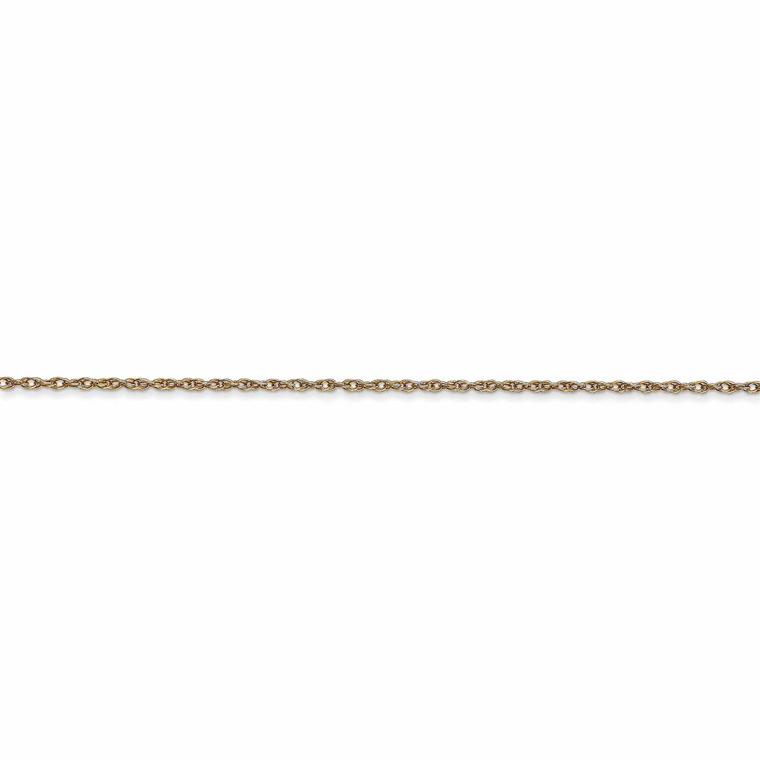 Lovely Rita's Chains 14K Yellow Gold 0.95mm Carded Cable Rope Chain