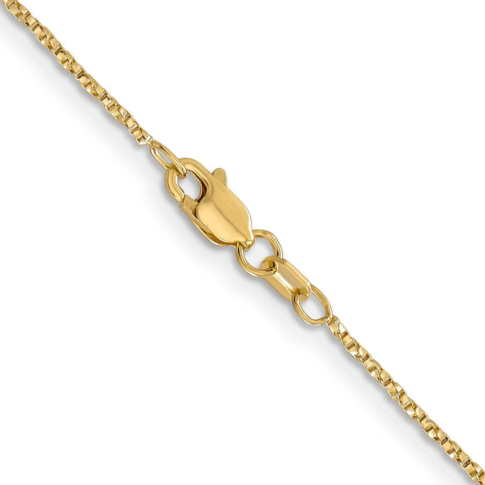 Lovely Rita's Chains 14k Yellow Gold 0.95mm Solid Twisted Box Chain