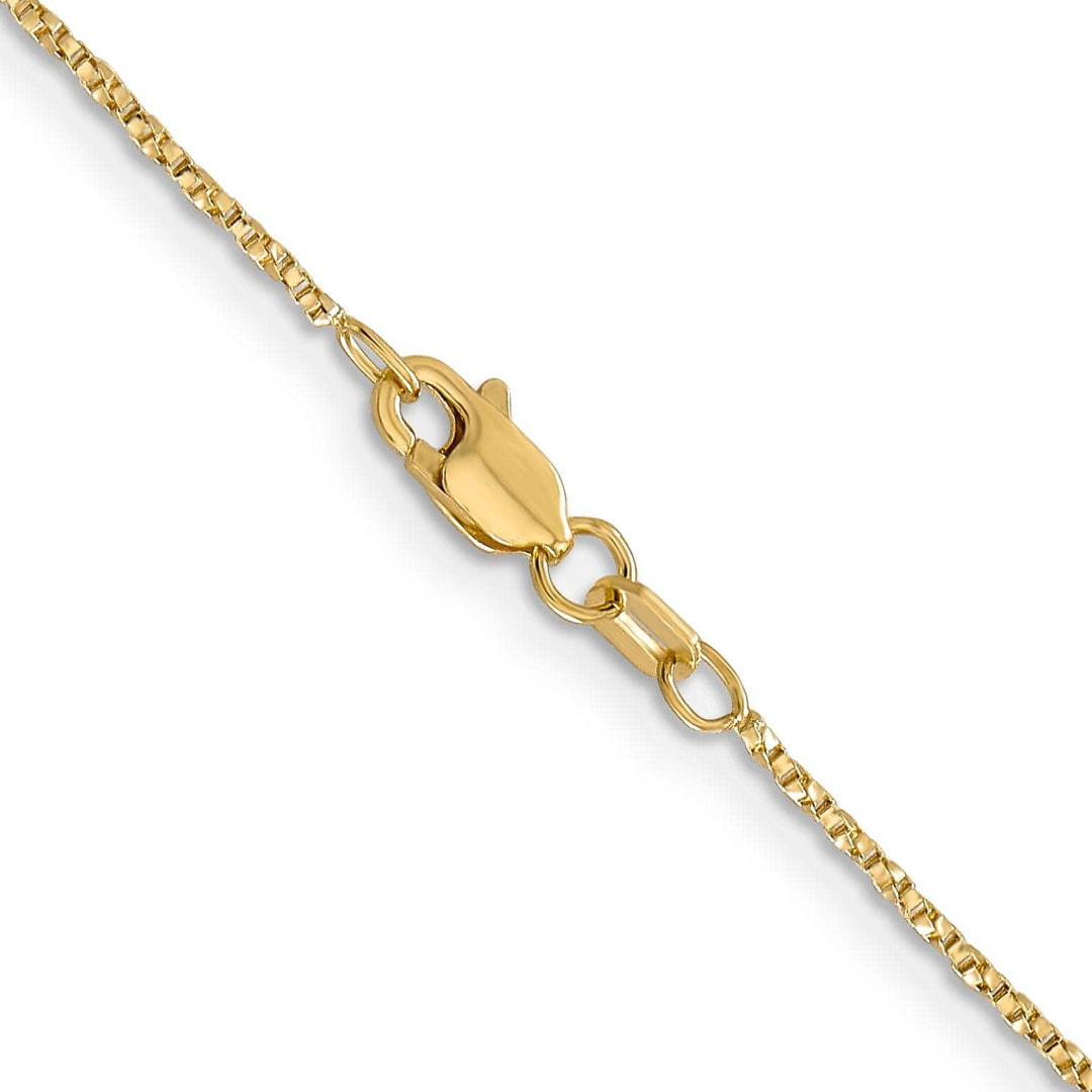 Lovely Rita's Chains 14k Yellow Gold 0.95mm Solid Twisted Box Chain