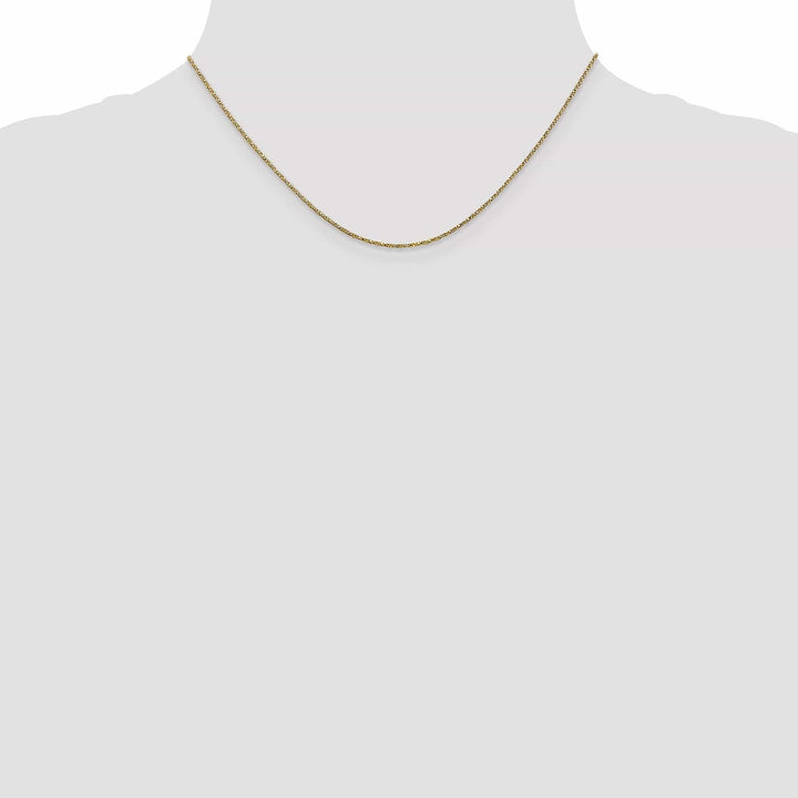 Lovely Rita's Chains 14k Yellow Gold 0.95mm Solid Twisted Box Chain