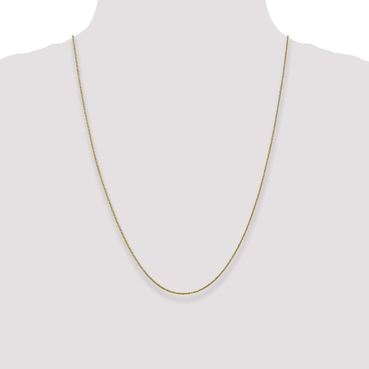 Lovely Rita's Chains 14k Yellow Gold 0.95mm Solid Twisted Box Chain