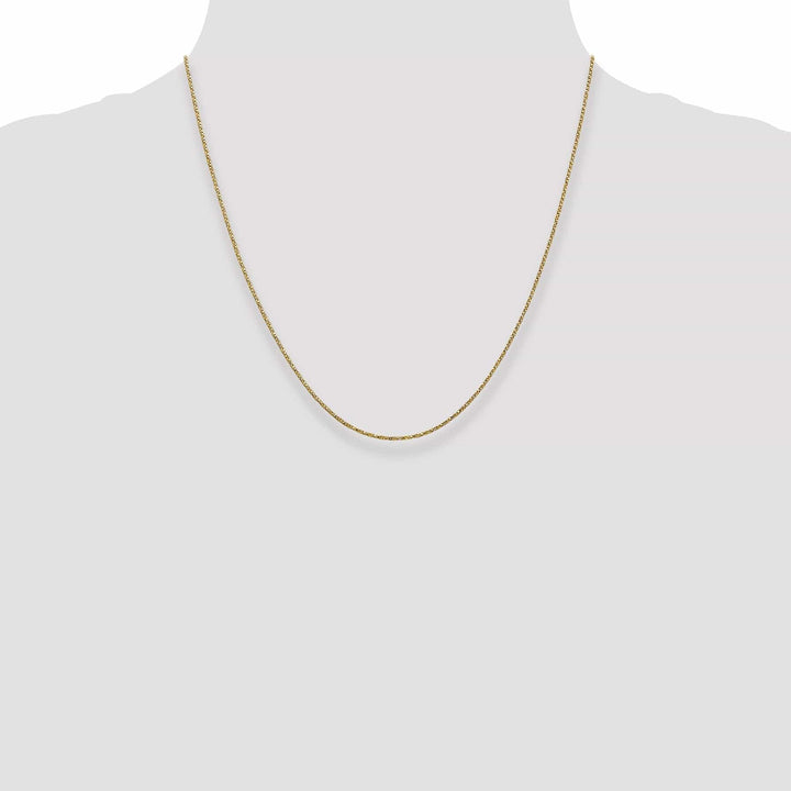 Lovely Rita's Chains 14k Yellow Gold 0.95mm Solid Twisted Box Chain