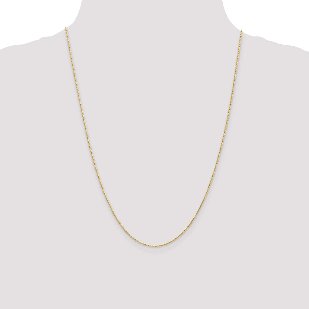 Lovely Rita's Chains 14k Yellow Gold 1.00m Baby Parisian Wheat Chain