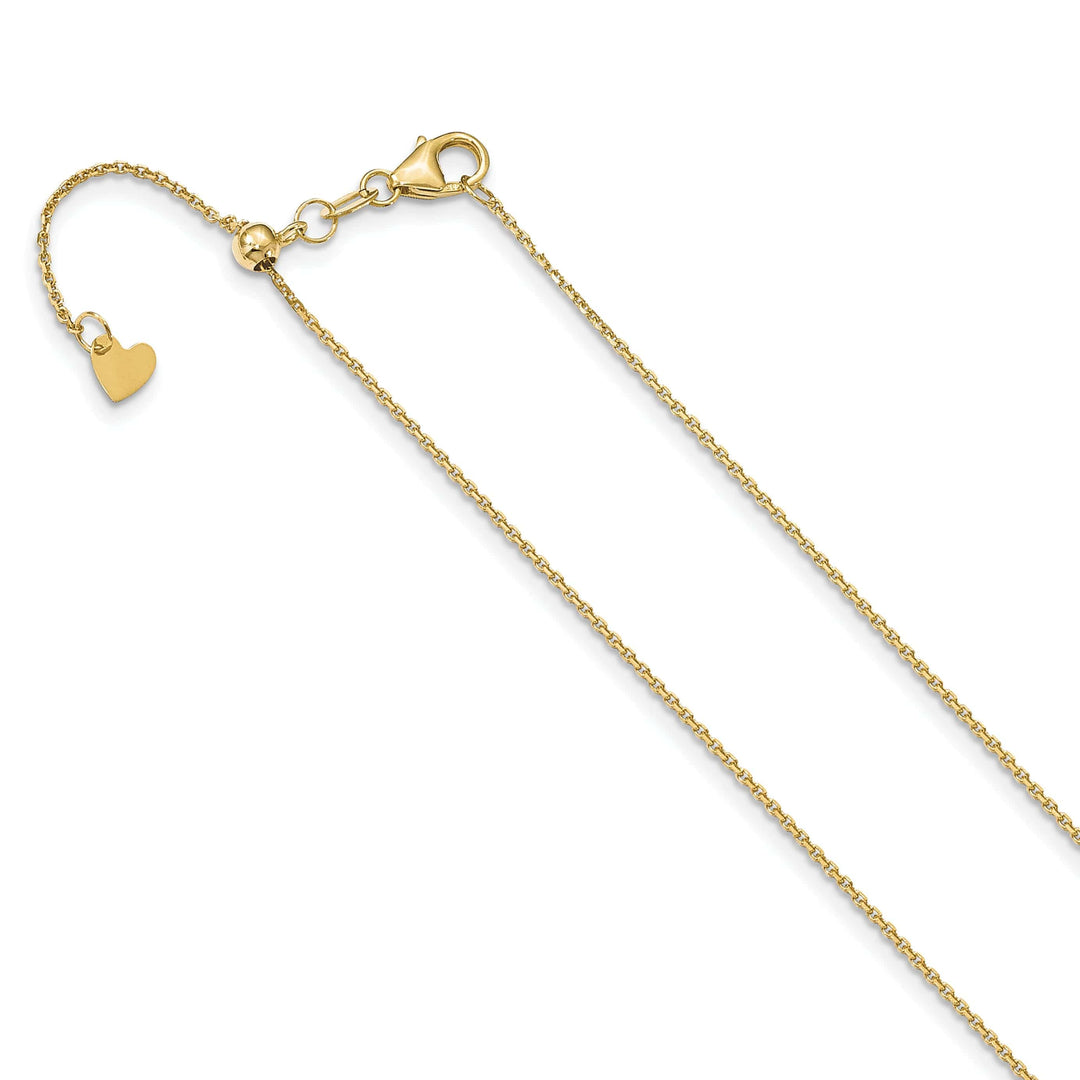 Lovely Rita's Chains 14k Yellow Gold 1.1 m DC Adjustable Cable Chain