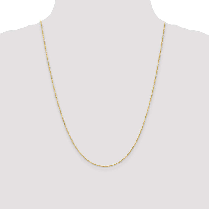 Lovely Rita's Chains 14k Yellow Gold 1.10mm Baby Rope Chain