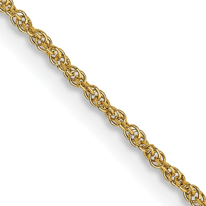 Lovely Rita's Chains 14k Yellow Gold 1.10mm Baby Rope Chain