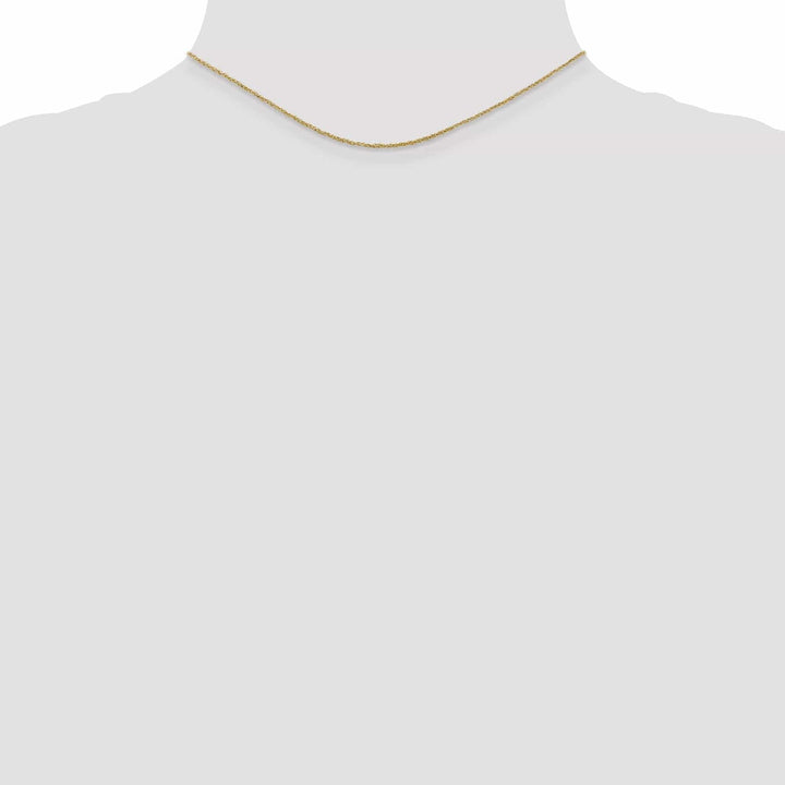 Lovely Rita's Chains 14k Yellow Gold 1.10mm Polished Ropa Chain