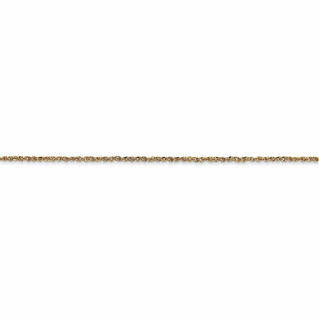 Lovely Rita's Chains 14k Yellow Gold 1.10mm Polished Ropa Chain