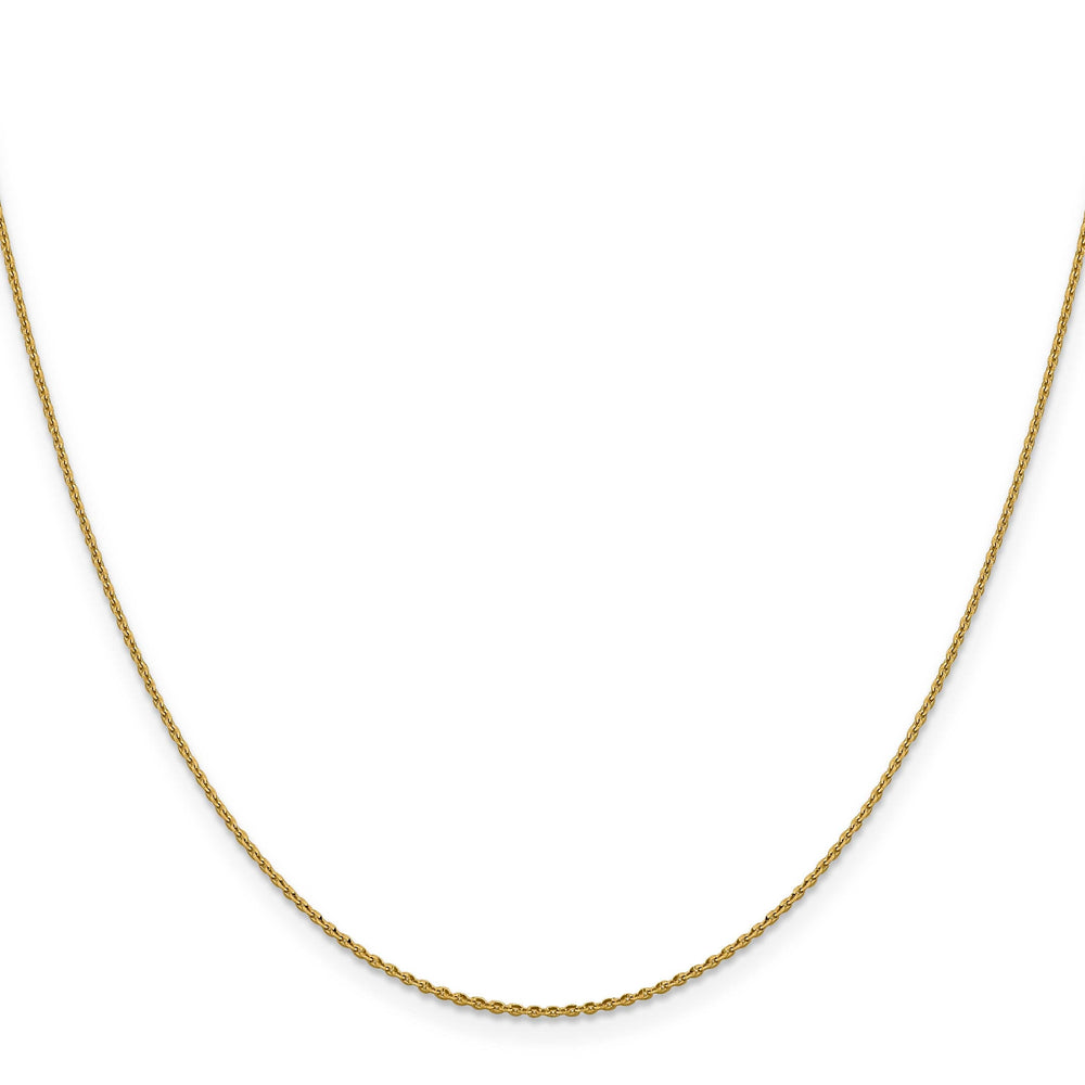 Lovely Rita's Chains 14k Yellow Gold 1.15 m DC Oval Cable Link Chain