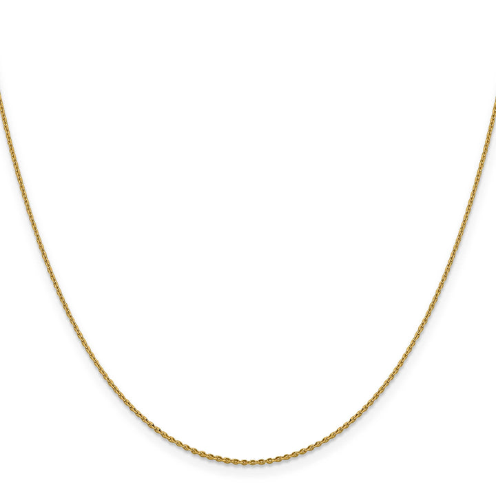 Lovely Rita's Chains 14k Yellow Gold 1.15 m DC Oval Cable Link Chain