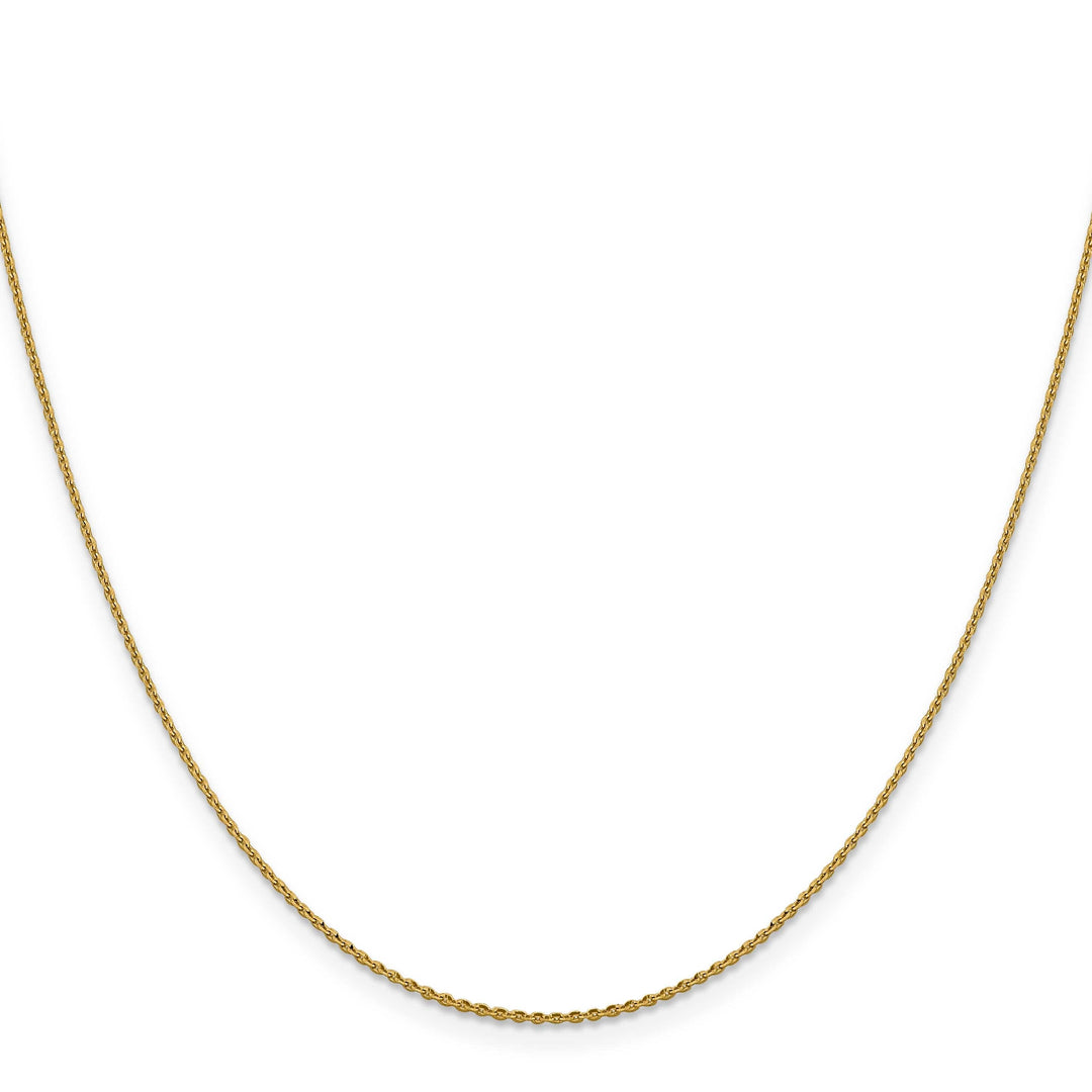 Lovely Rita's Chains 14k Yellow Gold 1.15 m DC Oval Cable Link Chain