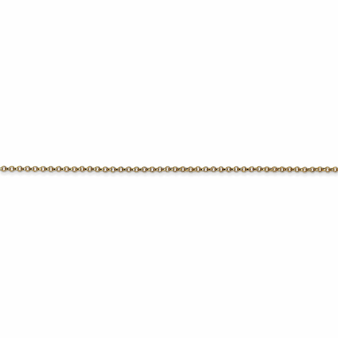 Lovely Rita's Chains 14k Yellow Gold 1.15 mm Rolo Pendant Chain