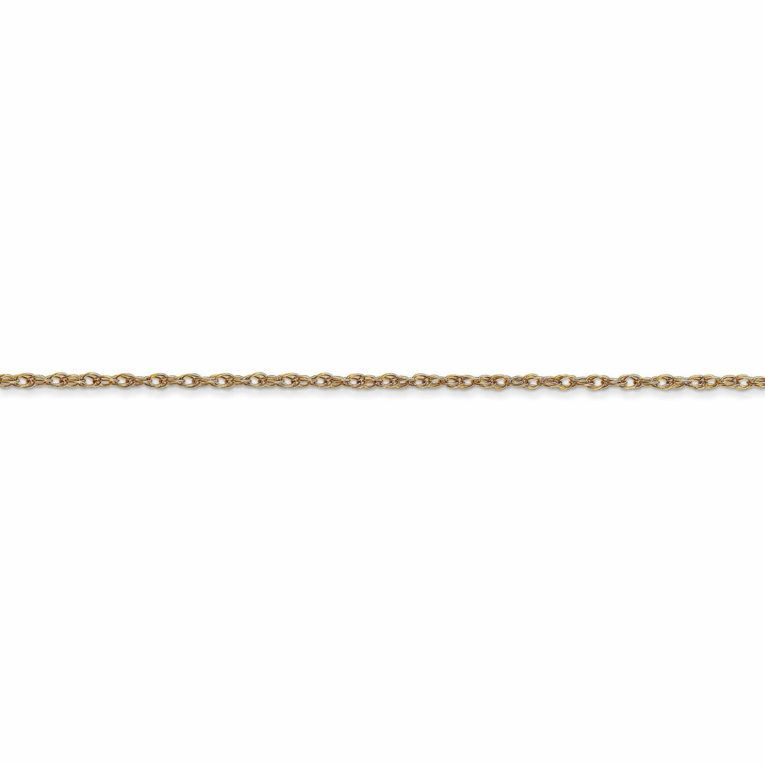Lovely Rita's Chains 14k Yellow Gold 1.15mm Carded Cable Rope Chain