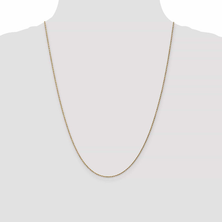 Lovely Rita's Chains 14k Yellow Gold 1.15mm Machine Made Rope Chain