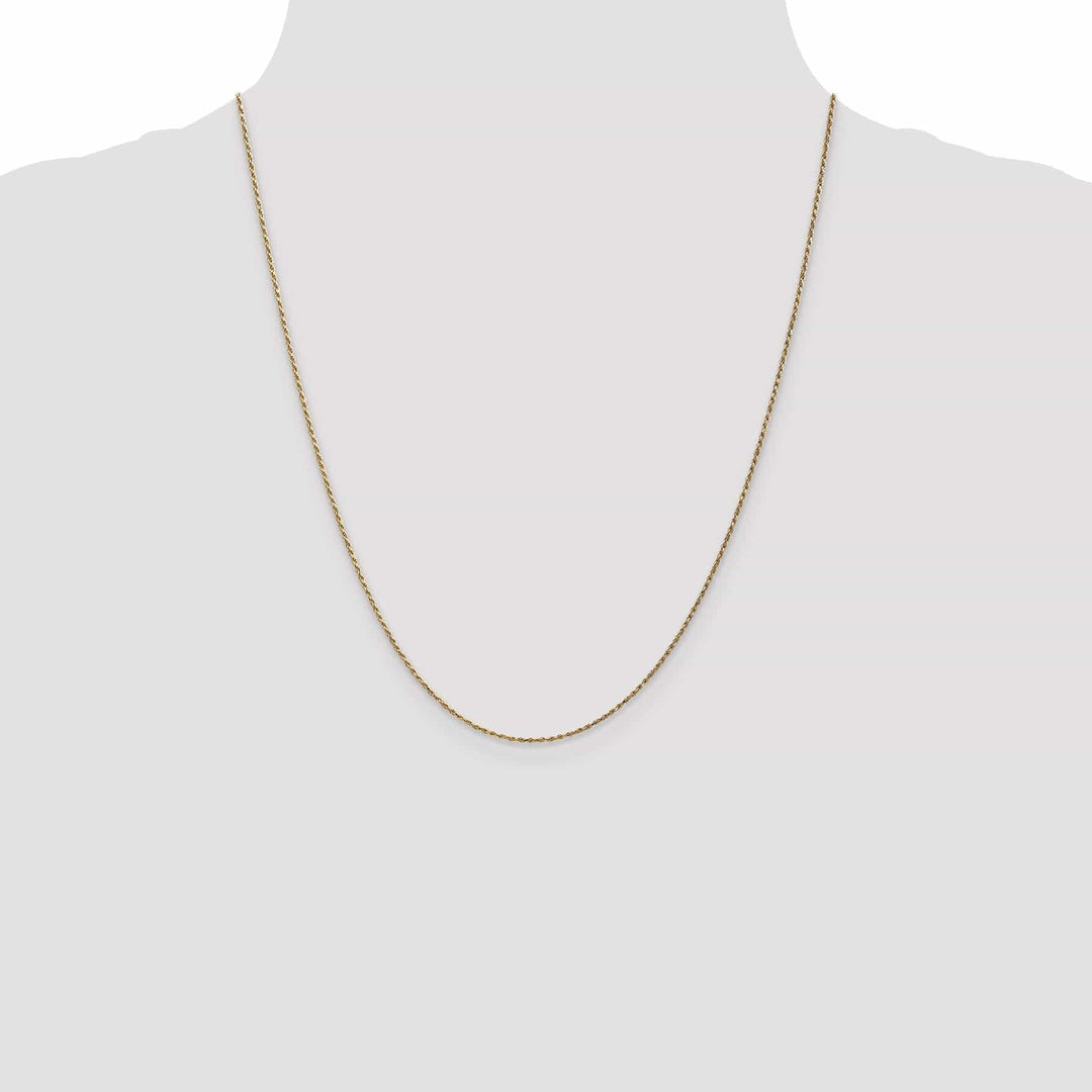 Lovely Rita's Chains 14k Yellow Gold 1.15mm Machine Made Rope Chain