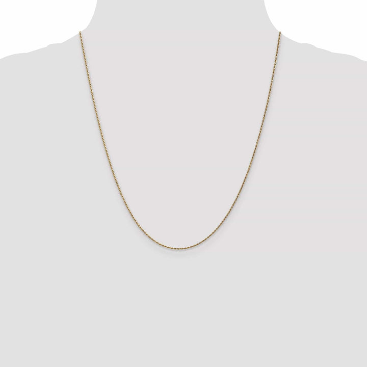 Lovely Rita's Chains 14k Yellow Gold 1.15mm Machine Made Rope Chain