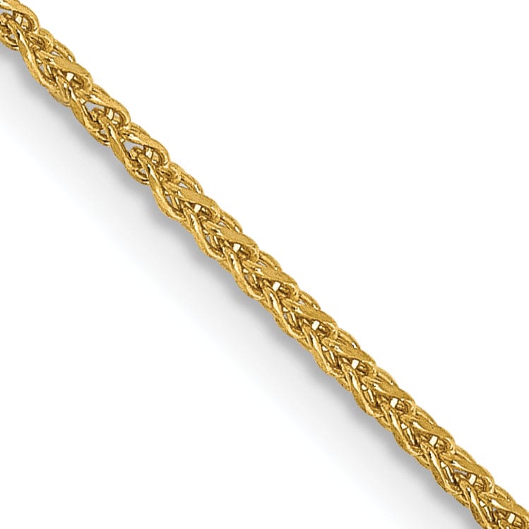 Lovely Rita's Chains 14k Yellow Gold 1.20mm Diamond Cut Spiga Chain