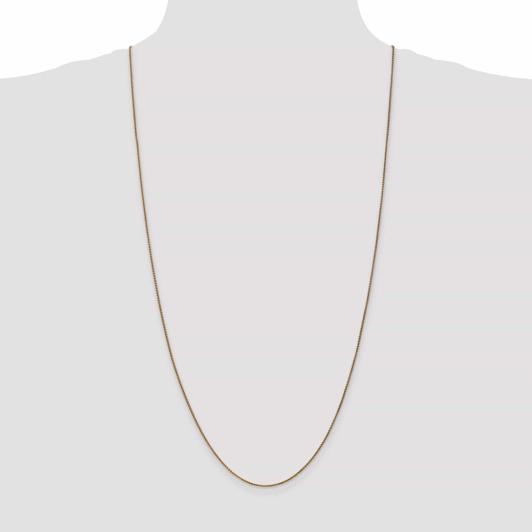 Lovely Rita's Chains 14k Yellow Gold 1.20mm Diamond Cut Spiga Chain