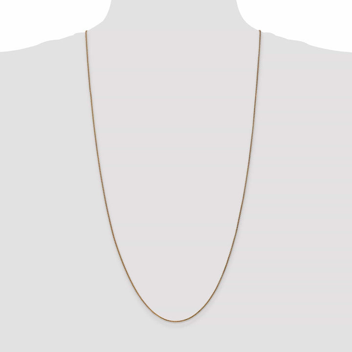 Lovely Rita's Chains 14k Yellow Gold 1.20mm Diamond Cut Spiga Chain