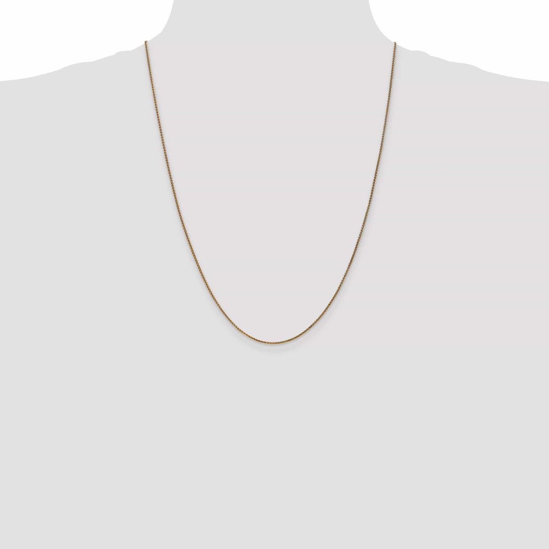 Lovely Rita's Chains 14k Yellow Gold 1.20mm Diamond Cut Spiga Chain