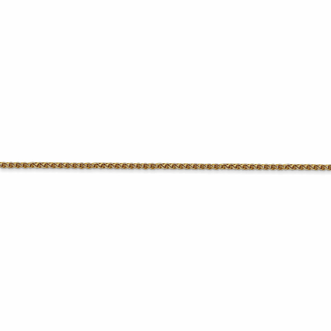 Lovely Rita's Chains 14k Yellow Gold 1.20mm Diamond Cut Spiga Chain