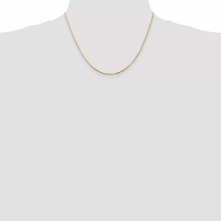 Lovely Rita's Chains 14k Yellow Gold 1.20mm Octagonal Snake Chain