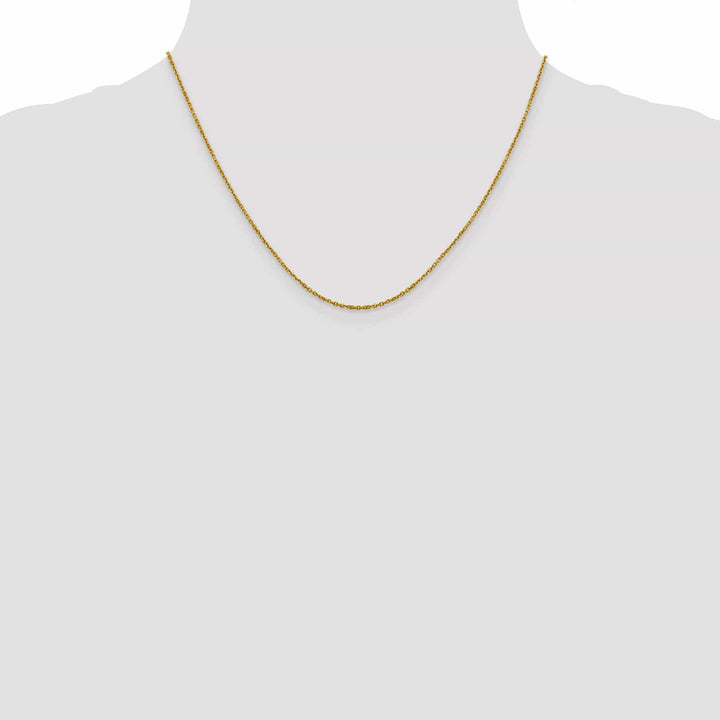 Lovely Rita's Chains 14k Yellow Gold 1.25 mm D.C Rolo Chain