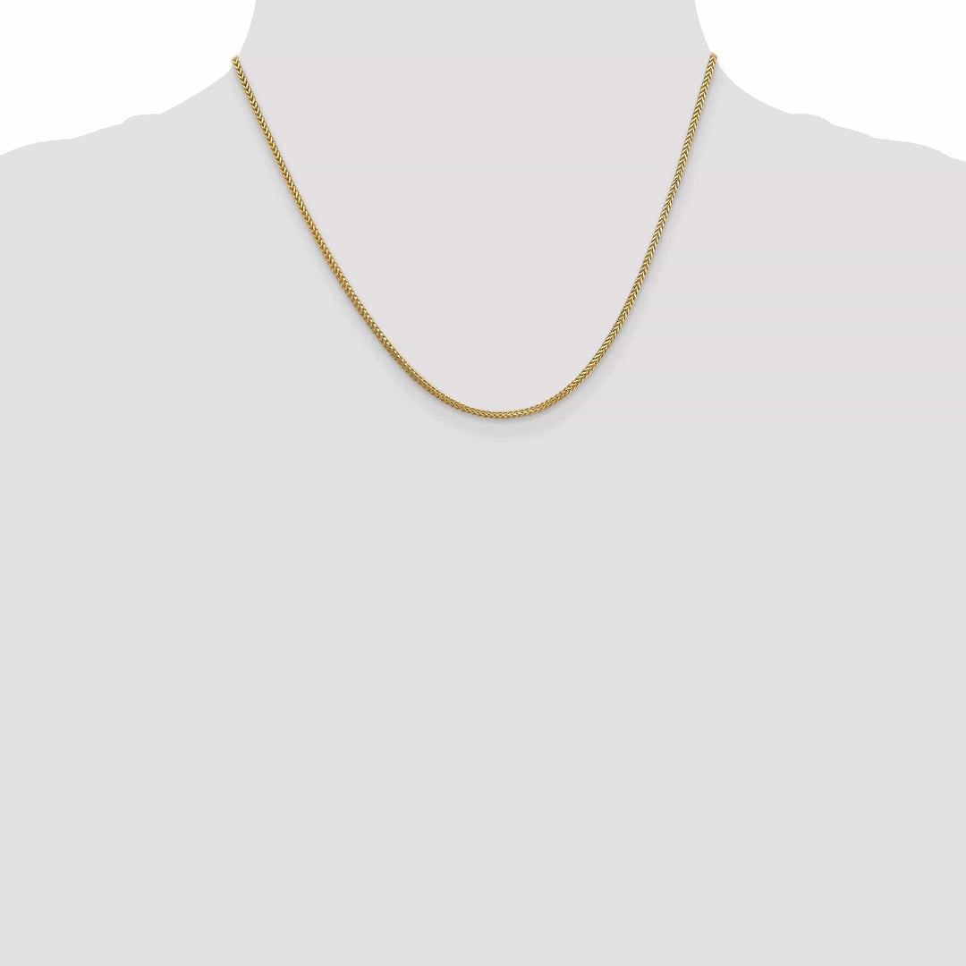 Lovely Rita's Chains 14k Yellow Gold 1.25 mm Franco Chain