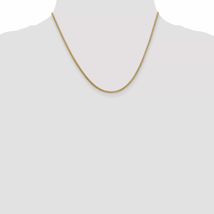 Lovely Rita's Chains 14k Yellow Gold 1.25 mm Franco Chain