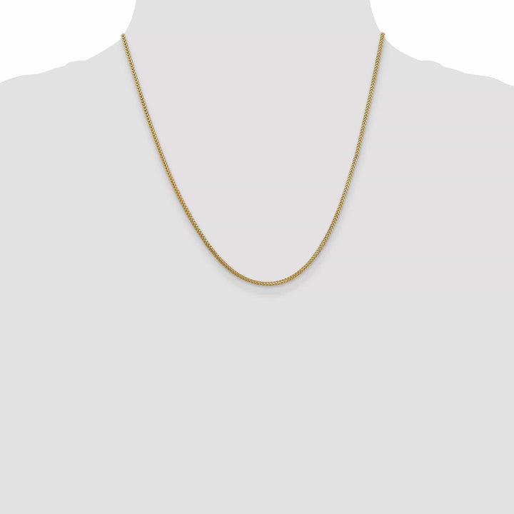 Lovely Rita's Chains 14k Yellow Gold 1.25 mm Franco Chain