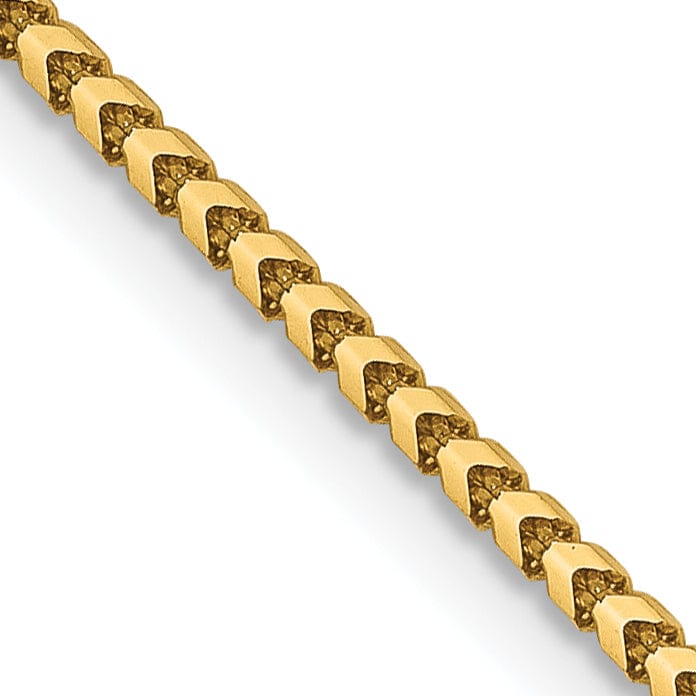 Lovely Rita's Chains 14k Yellow Gold 1.25 mm Franco Chain