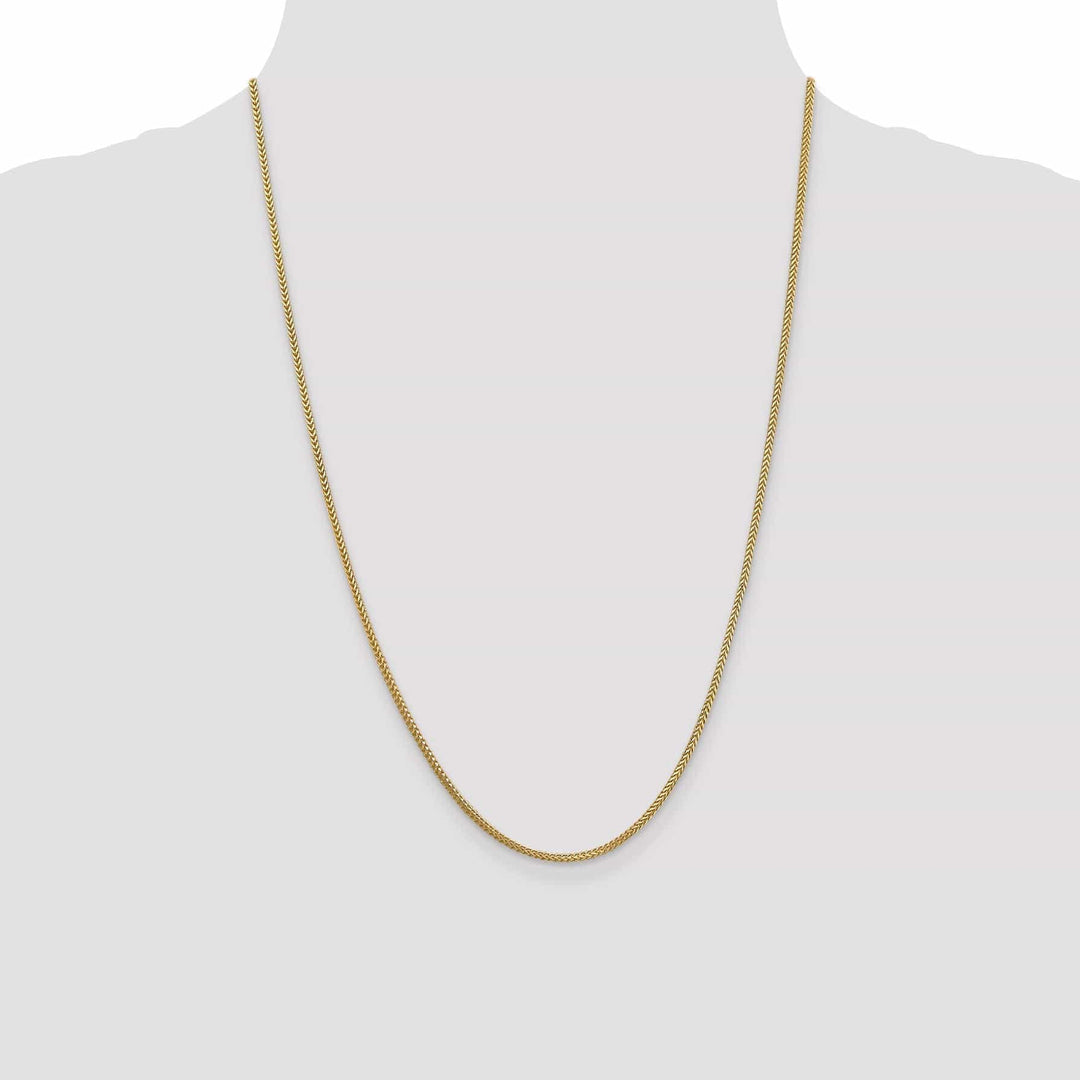 Lovely Rita's Chains 14k Yellow Gold 1.25 mm Franco Chain