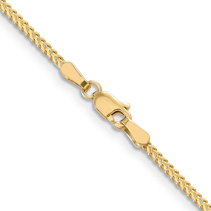 Lovely Rita's Chains 14k Yellow Gold 1.25 mm Franco Chain