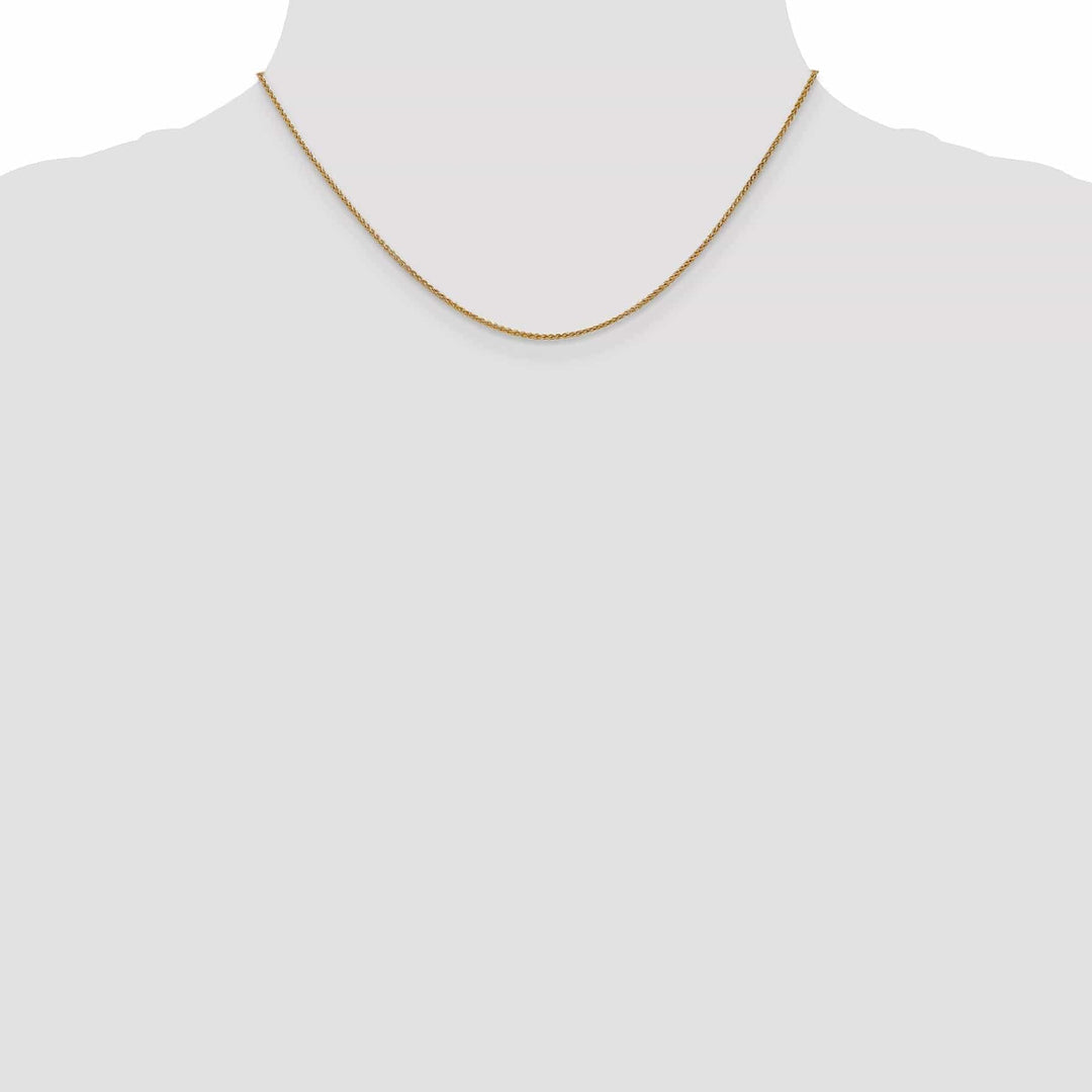 Lovely Rita's Chains 14k Yellow Gold 1.2mm Spiga Wheat Chain