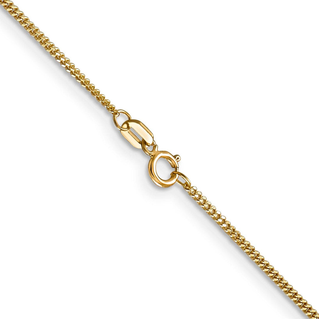 Lovely Rita's Chains 14k Yellow Gold 1.3 mm Curb Pendant Chain