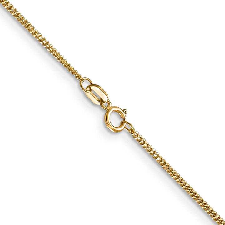 Lovely Rita's Chains 14k Yellow Gold 1.3 mm Curb Pendant Chain