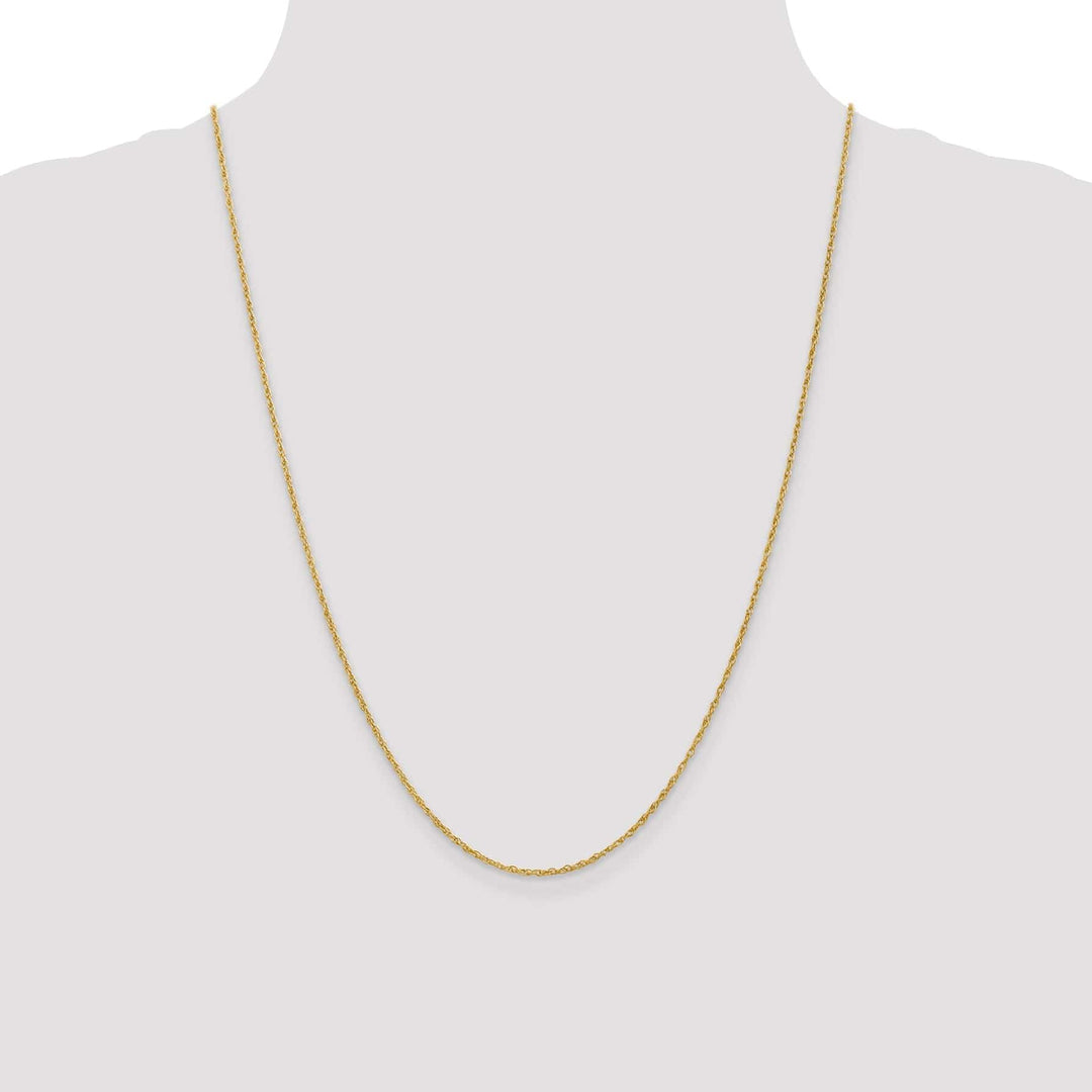 Lovely Rita's Chains 14k Yellow Gold 1.30mm Heavy Baby Rope Chain