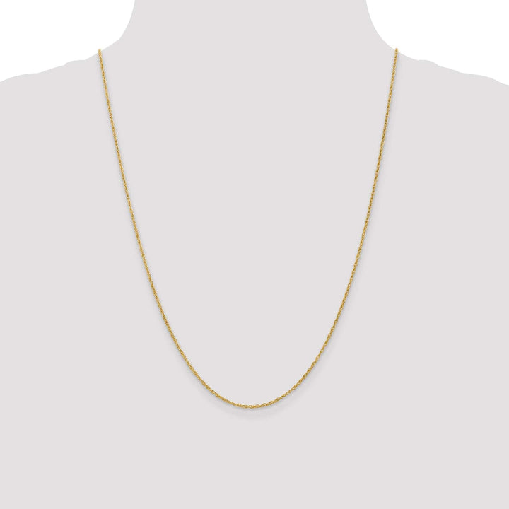 Lovely Rita's Chains 14k Yellow Gold 1.30mm Heavy Baby Rope Chain