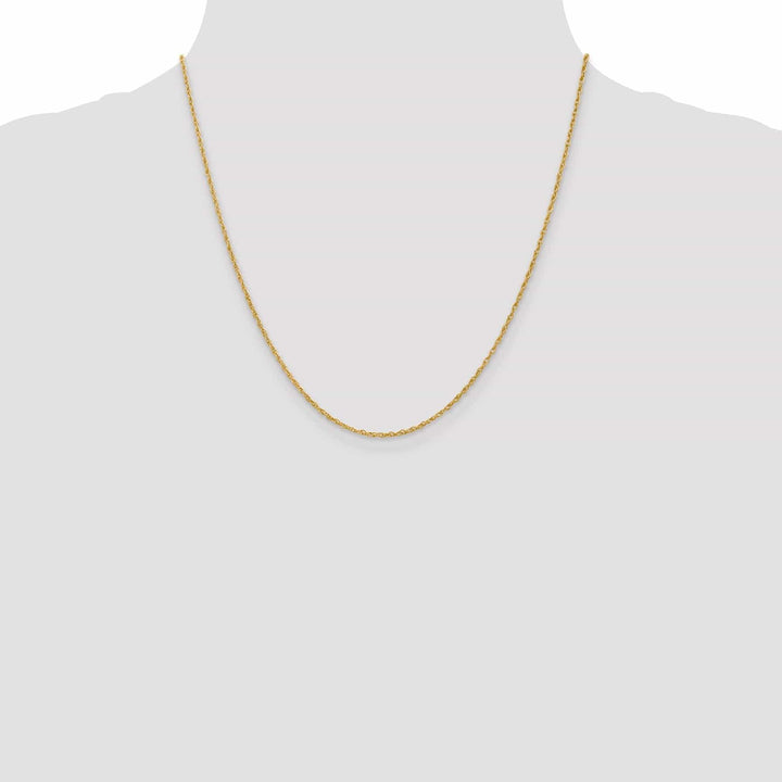Lovely Rita's Chains 14k Yellow Gold 1.30mm Heavy Baby Rope Chain