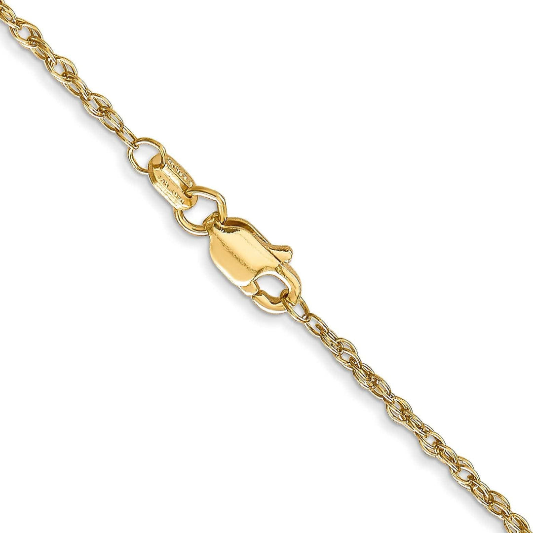 Lovely Rita's Chains 14k Yellow Gold 1.30mm Heavy Baby Rope Chain