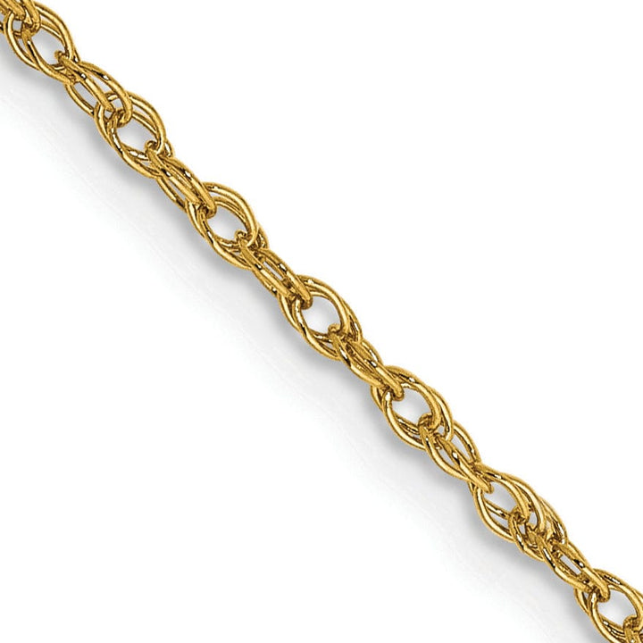 Lovely Rita's Chains 14k Yellow Gold 1.30mm Heavy Baby Rope Chain