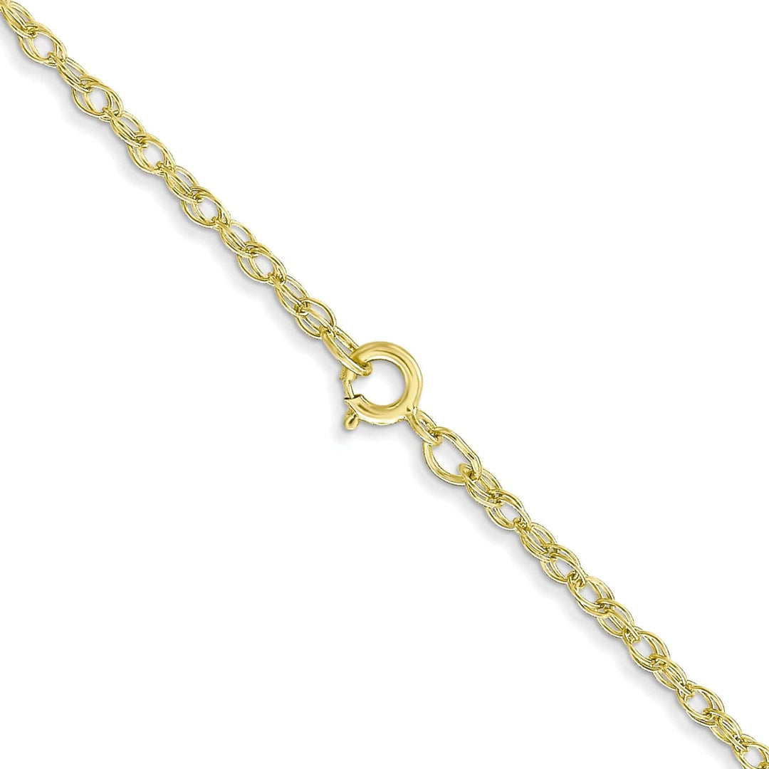 Lovely Rita's Chains 14k Yellow Gold 1.35mm Carded Cable Rope Chain
