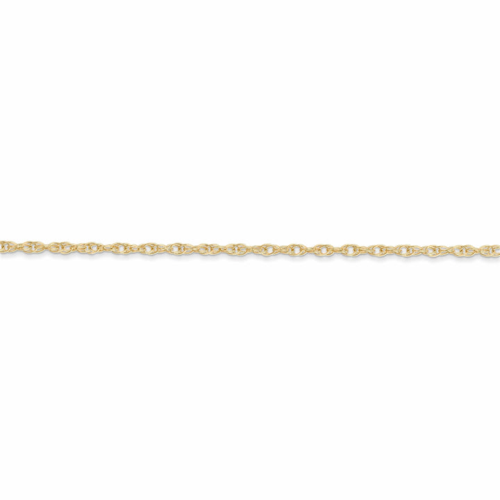 Lovely Rita's Chains 14k Yellow Gold 1.35mm Carded Cable Rope Chain
