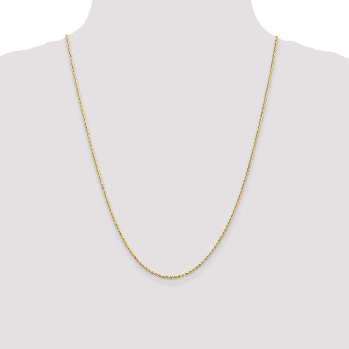 Lovely Rita's Chains 14k Yellow Gold 1.3mm D.C Rope Chain