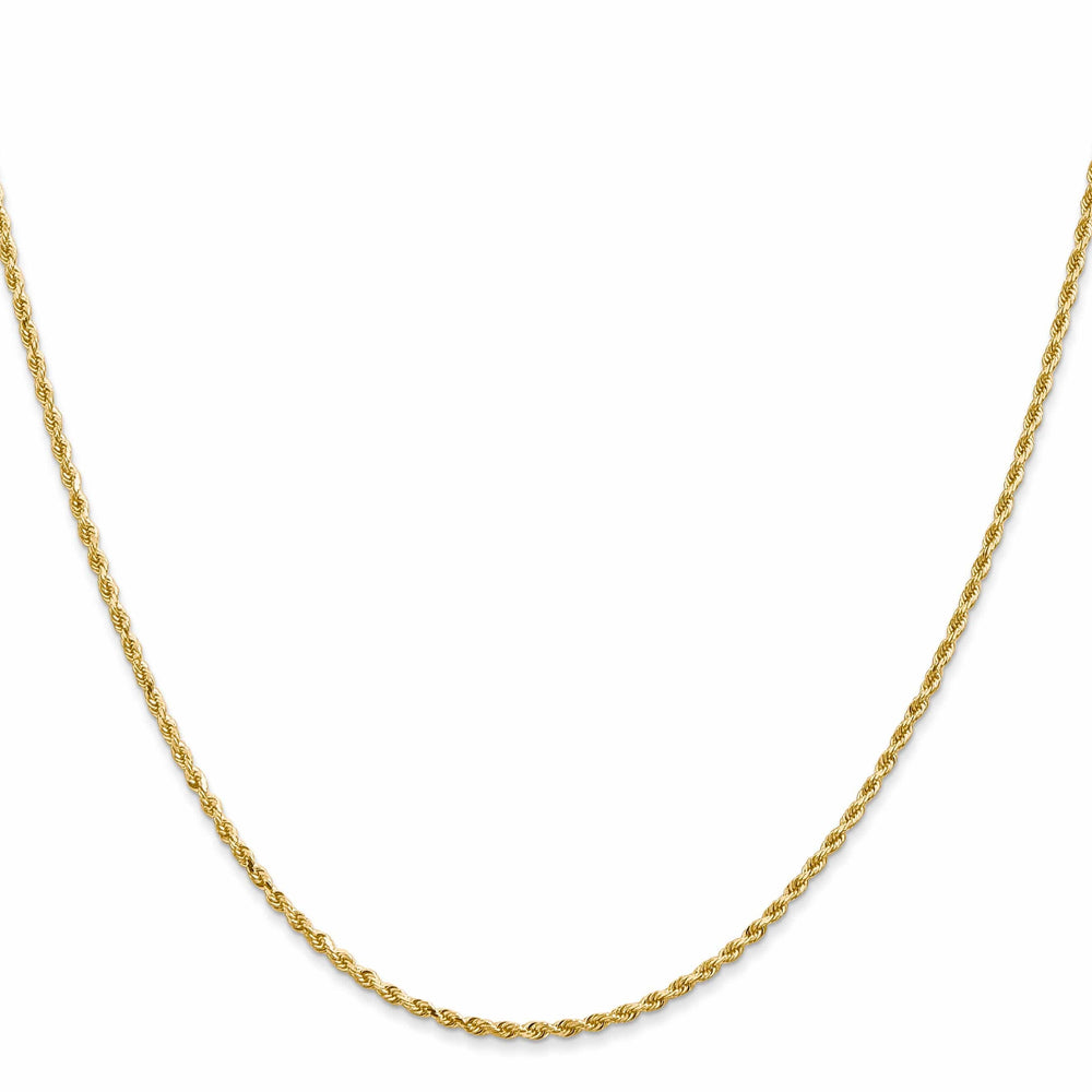 Lovely Rita's Chains 14k Yellow Gold 1.3mm D.C Rope Chain