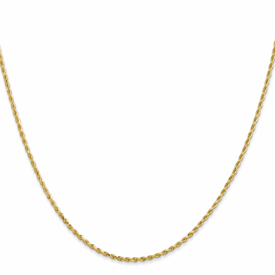 Lovely Rita's Chains 14k Yellow Gold 1.3mm D.C Rope Chain