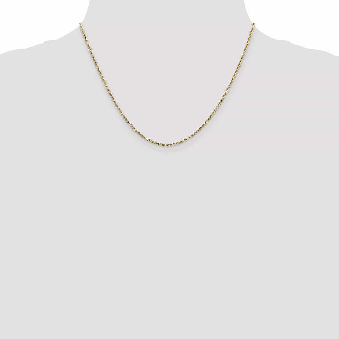 Lovely Rita's Chains 14k Yellow Gold 1.3mm D.C Rope Chain