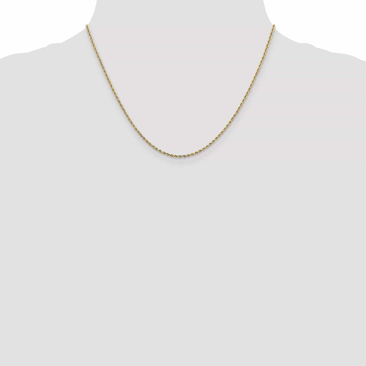 Lovely Rita's Chains 14k Yellow Gold 1.3mm D.C Rope Chain
