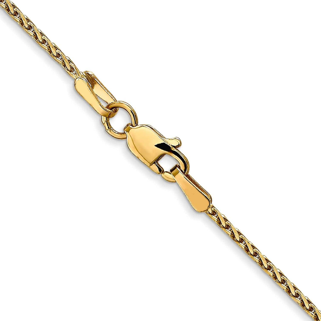 Lovely Rita's Chains 14k Yellow Gold 1.3mm D.C Spiga Wheat Chain
