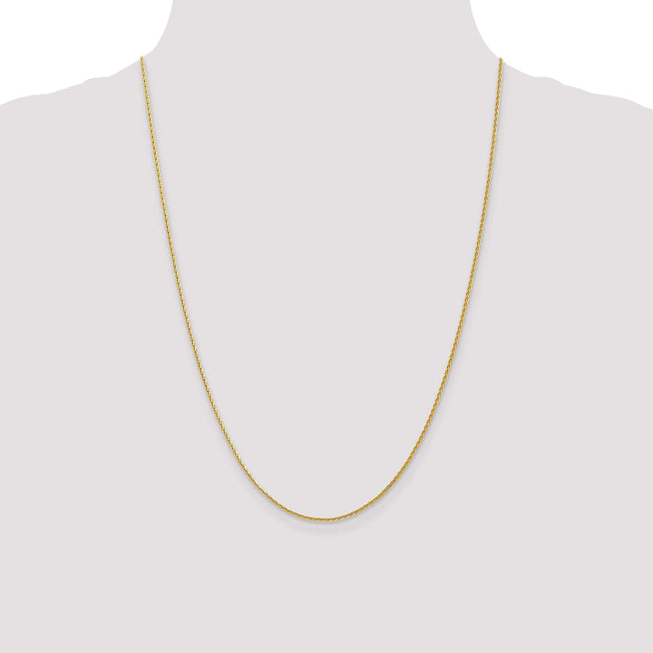 Lovely Rita's Chains 14k Yellow Gold 1.3mm D.C Spiga Wheat Chain
